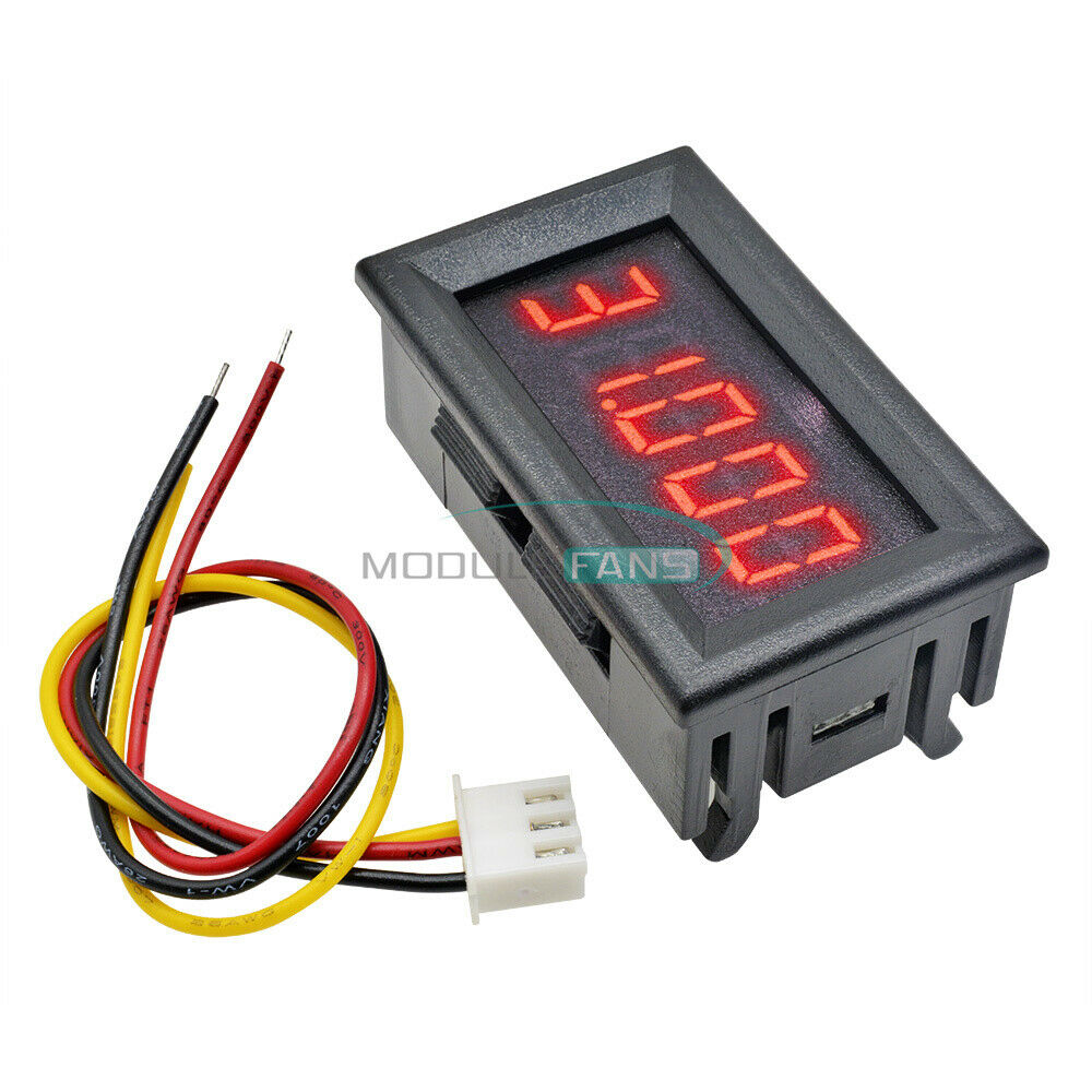 0.36" LED Red 5Digit 0-33.000V Digital Voltmeter Voltage Display Meter Car Panel