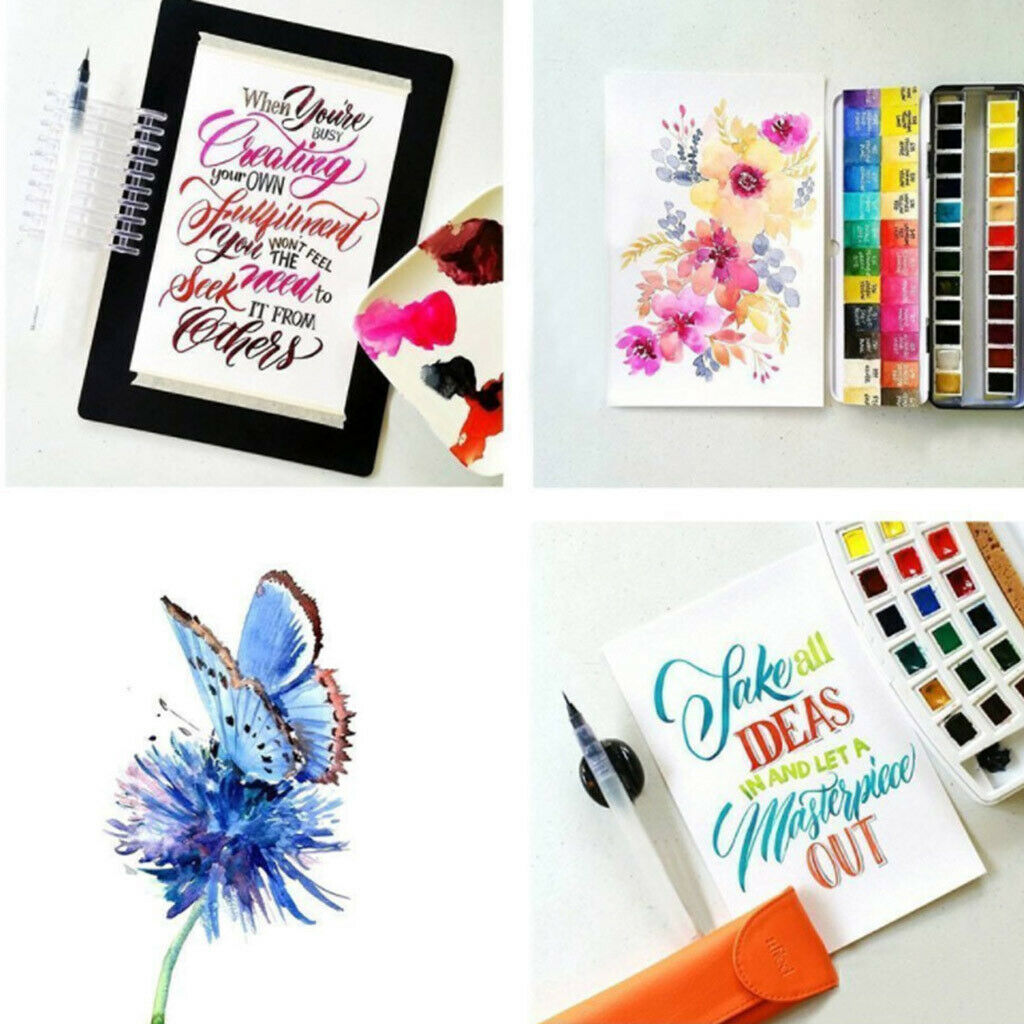 6 pieces water brush pens watercolor pencils water brush watercolor brush