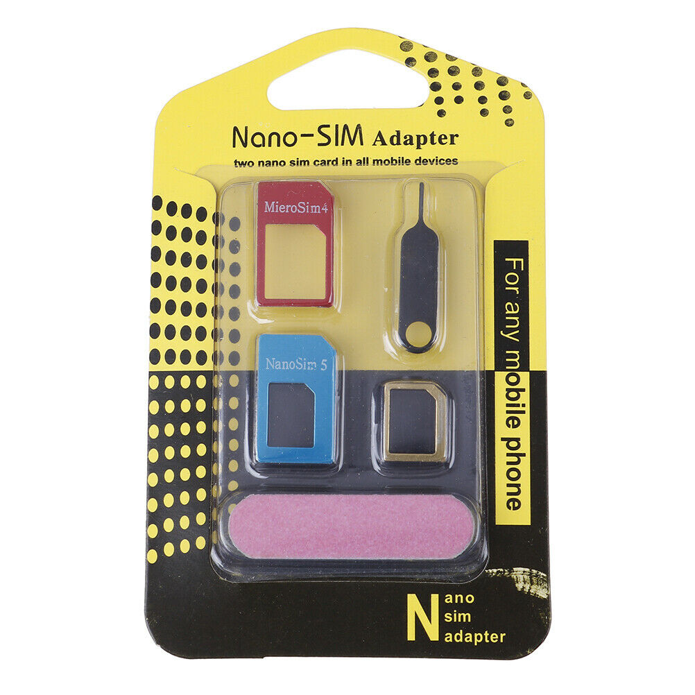 Universal 5 in 1 sim card adapters micro sim card tray slot ho .l8