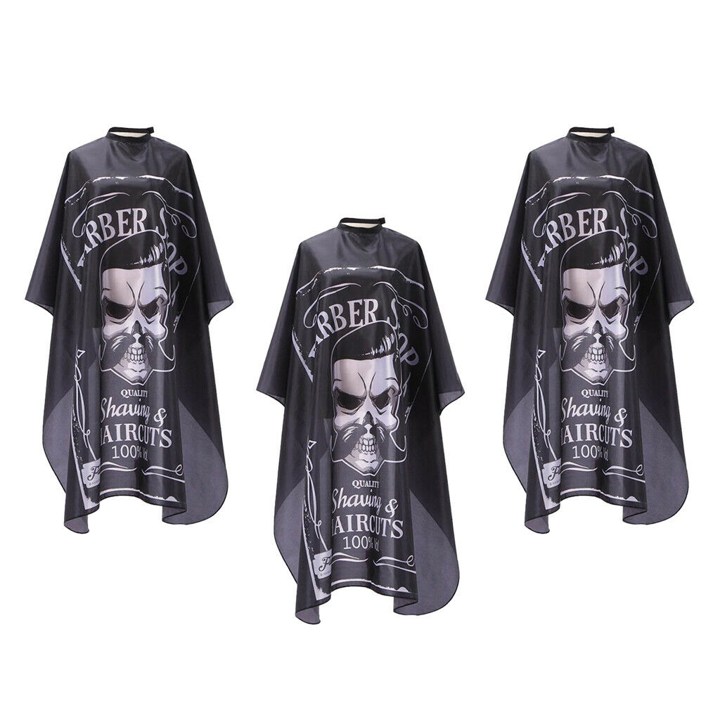 Wholesale 3x Barber Shop Cape Haircutting Gown Patterned Perming Aprons