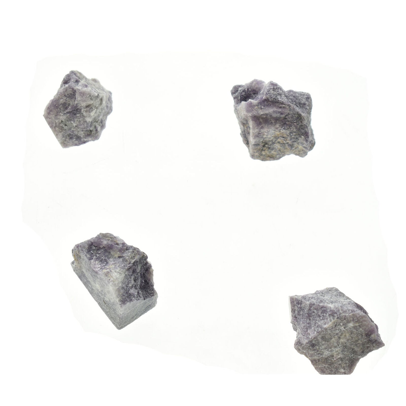 Lepidolite Collection 1/2 Lb Layered Lavender Lithium Mica Crystal 6-7 Stones