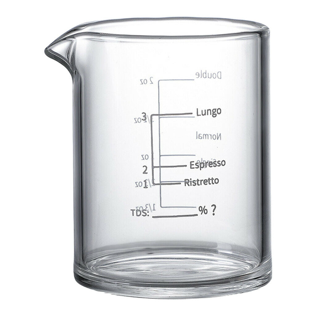 Clear Espresso Shot Glass Heavy Sturdy for Party Kitchen Tool 3.38 oz 100ML