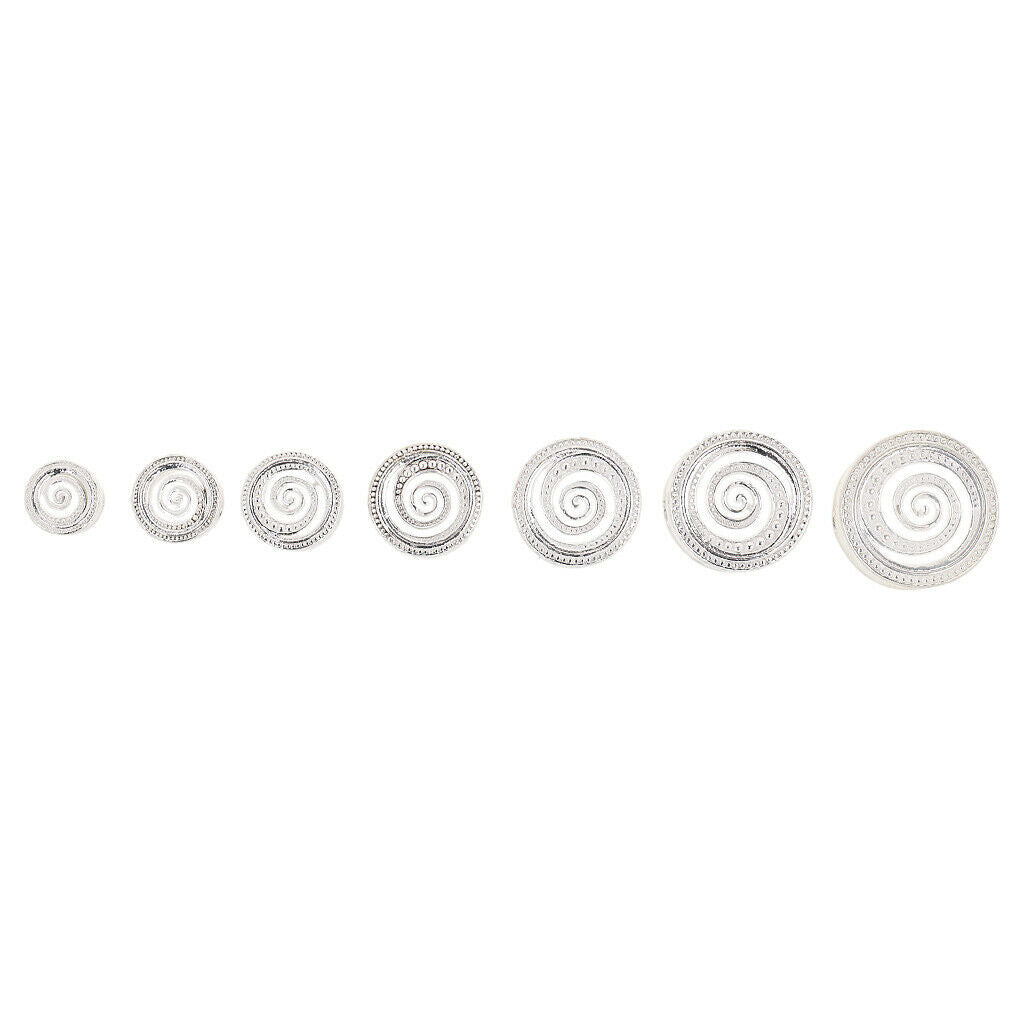 Whirlpool-Pattern Ear Tunnel Expander Stretcher Flared Plug Accessory 8 mm
