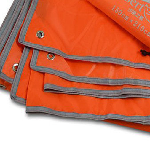 Outdoor Portable Orange Backing Camping Tent Mat Waterproof Picnic Cushion Pads