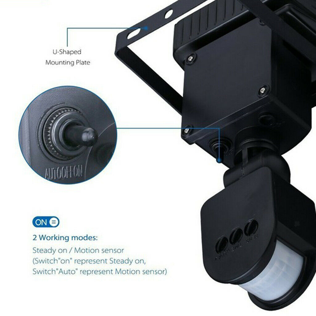 100-LED Solar Sensor Light Security Garden Motion Floodlight