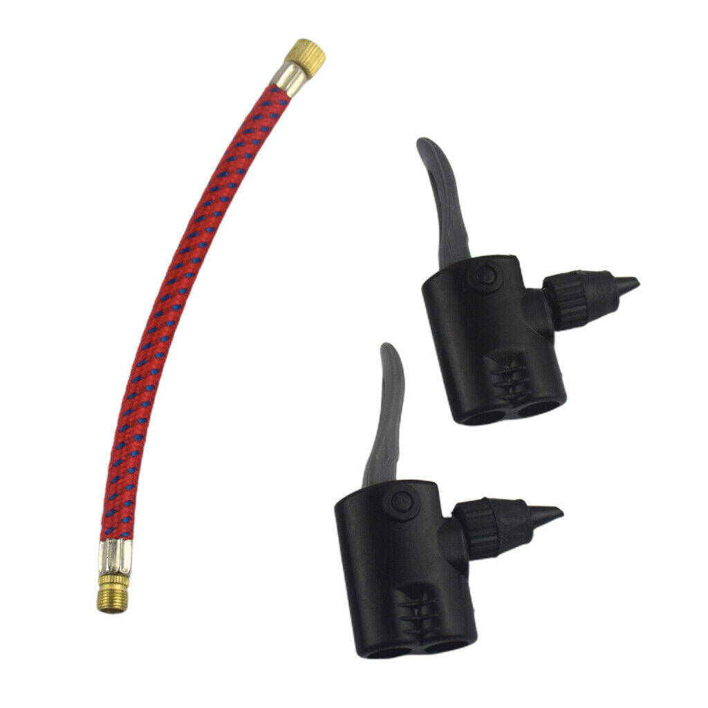 2pcs Nylon Pump Dual Head Adapter Extension Hose Tube Nozzle Pump Accessories