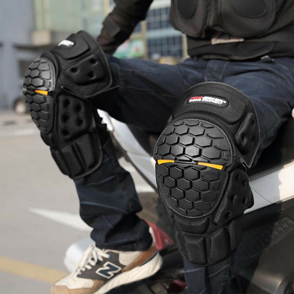Motorcycle Knee Protectors Antislip Pads Guards Knee Brace Support Adjustable
