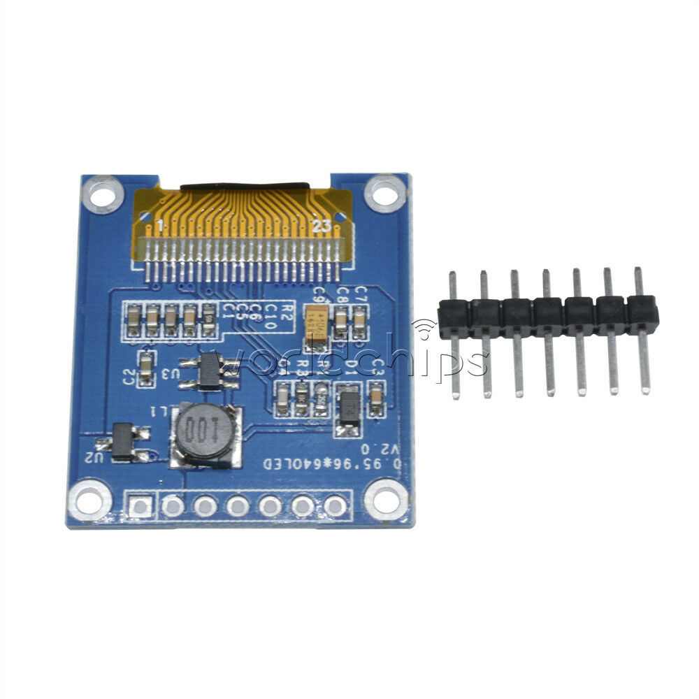 SSD1331 0.95 Inch 7Pin Full Color 65K Color  SPI OLED Display Module For Arduino