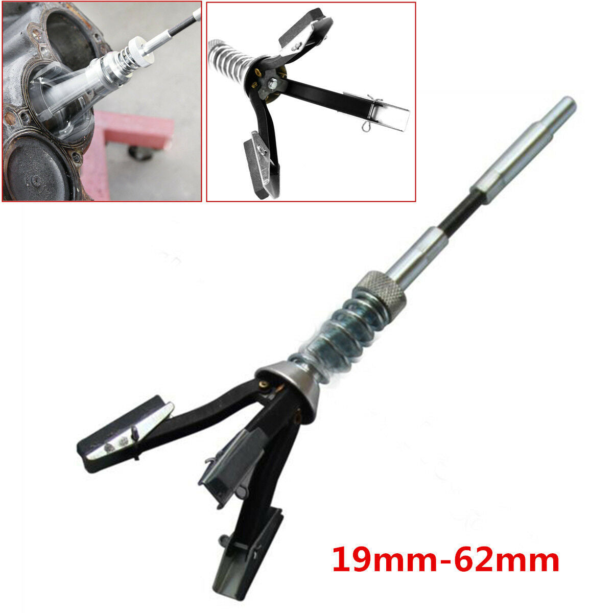 Auto Car Engine Brake Cylinder Hone Flex Shaft Bore Honing Tool Kit 19mm - 62mm