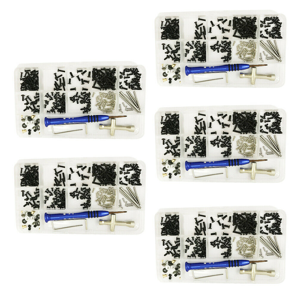 5 Sets Screws Bolt Repair Tool Box for Wltoys 1/14 144001 Replacement Parts