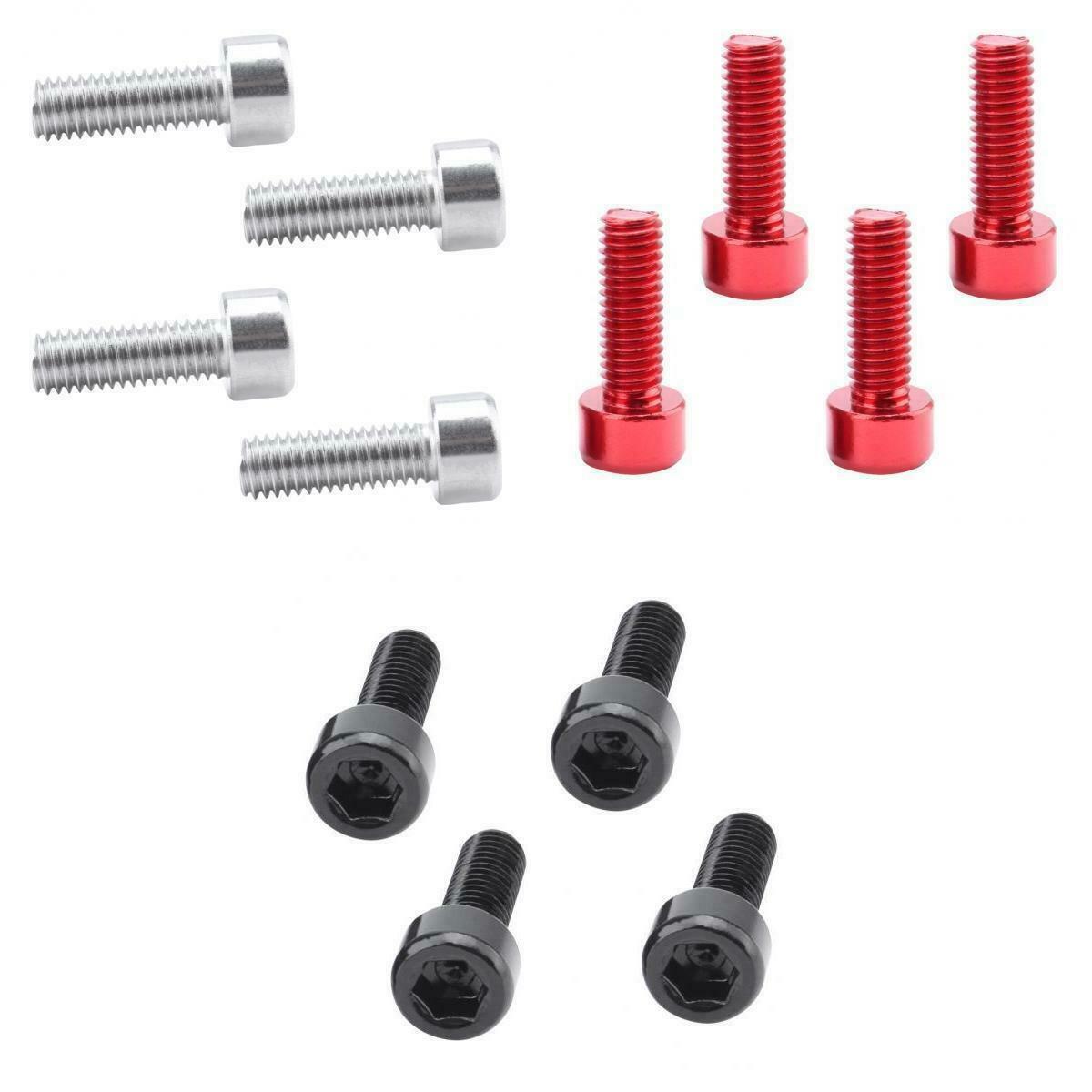 12x Aluminum M5 Bike Cycling Bottle Cage Bolts Holder Socket Rack Screws