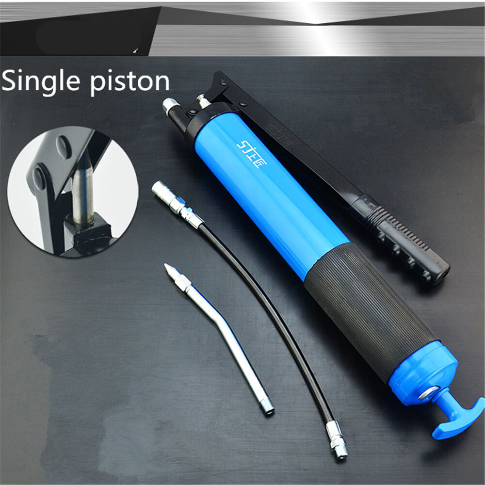 Industrial Leaver  Duty Pressure Bar Grease Gun Self-Priming Single Piston 600cc