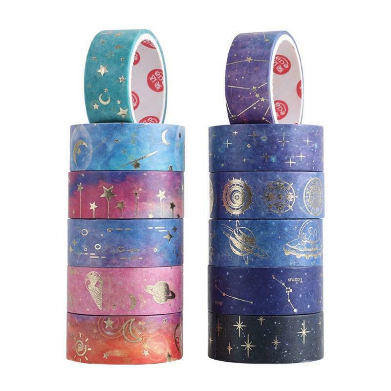 12 Rolls/Set Cute Cartoon Washi Tapes Creative Washi Tapes Cards Making Supplies
