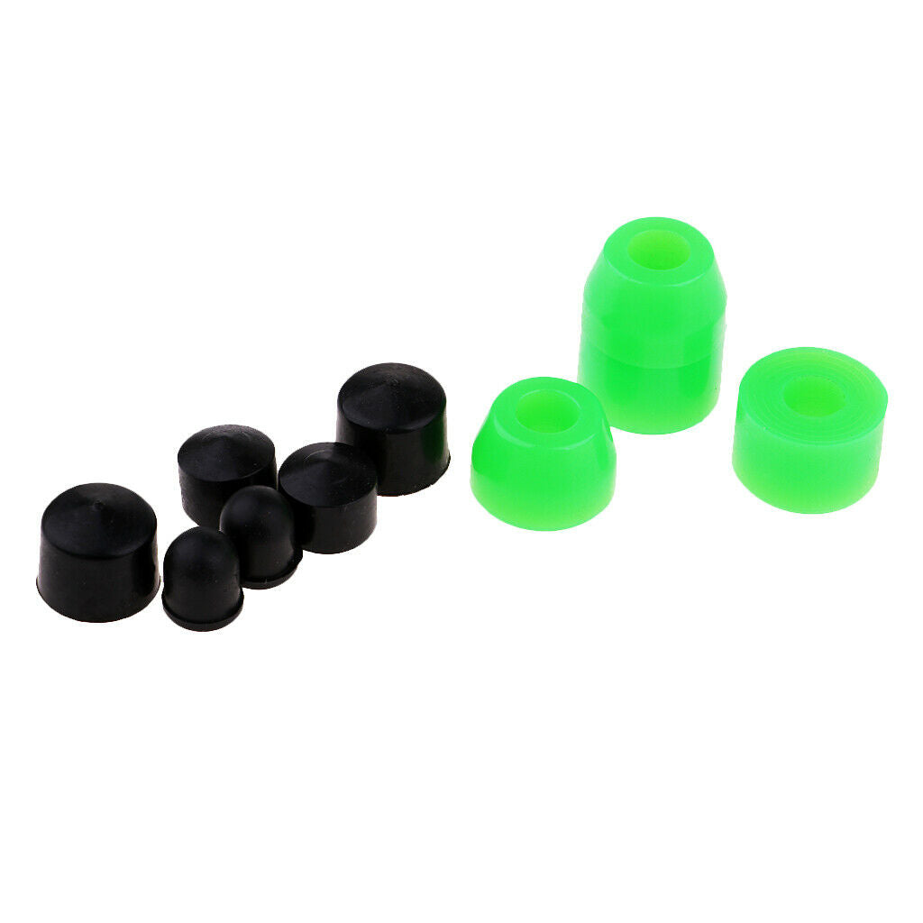 10pcs Longboard Skateboard Bushings Conical Cylinder Bushing  Cups Set