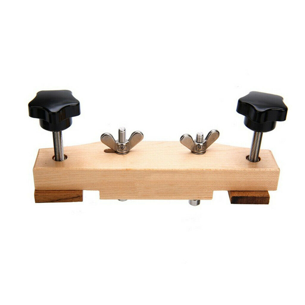 Quality Maple Wood Acoustic Guitar Bridge Clamp Set Repair Maintenance Tools