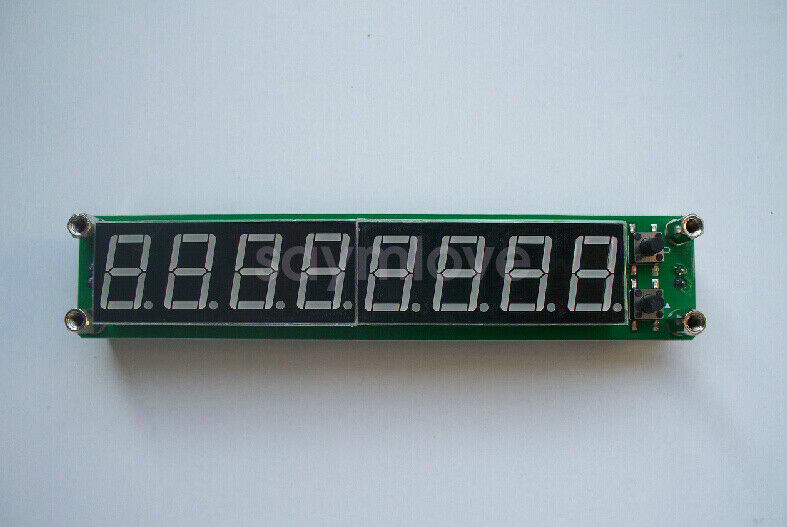 Red Signal Frequency Counter LED Display Cymometer 0.1MHz-60MHz 20MHz-2.4GHz