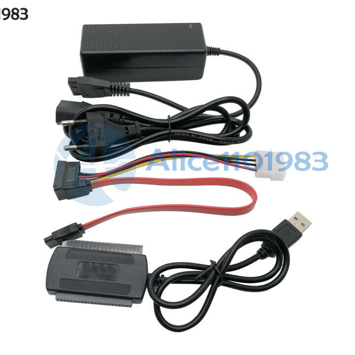 SATA/PATA/IDE to USB 2.0 Driver Adapter Converter Cable for 2.5"/3.5" Hard Drive
