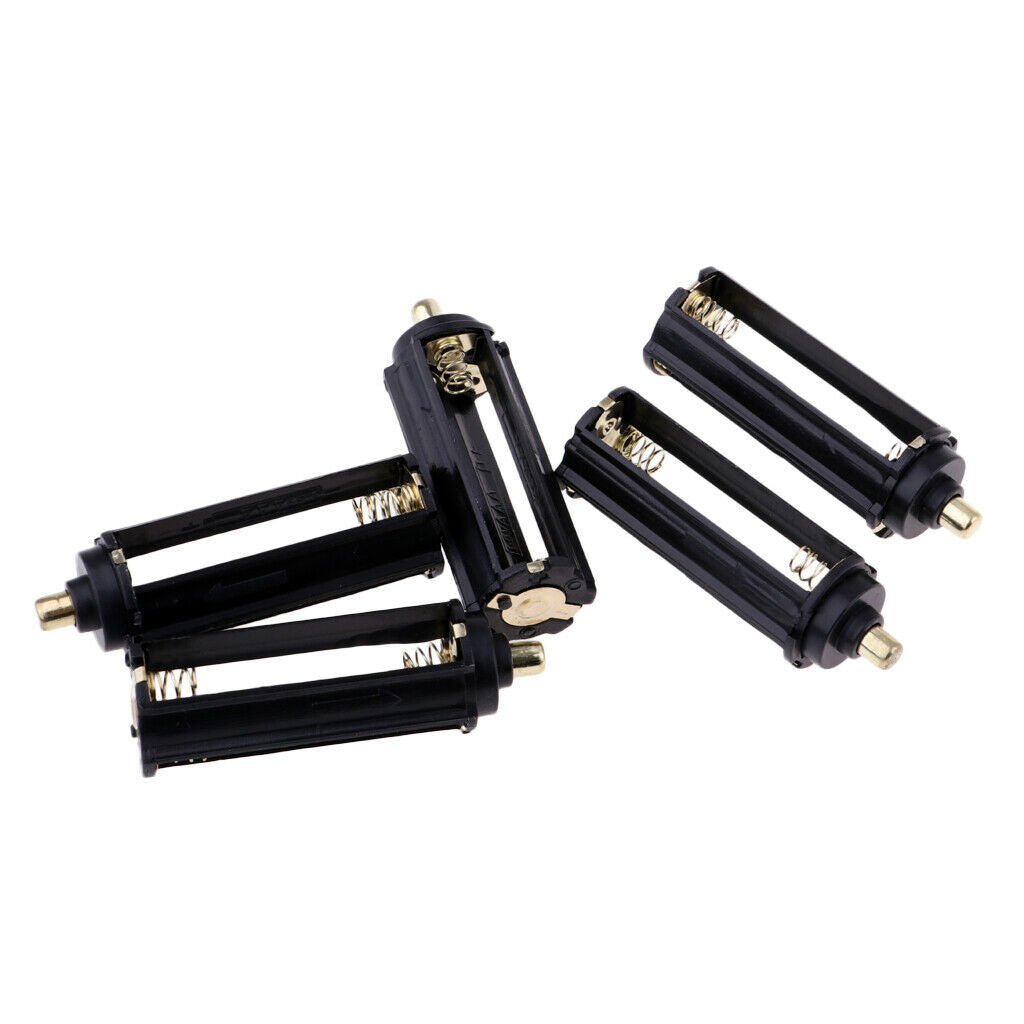5pcs 3 AAA Battery Spring Case Holder Box For Flashlight Torch Light