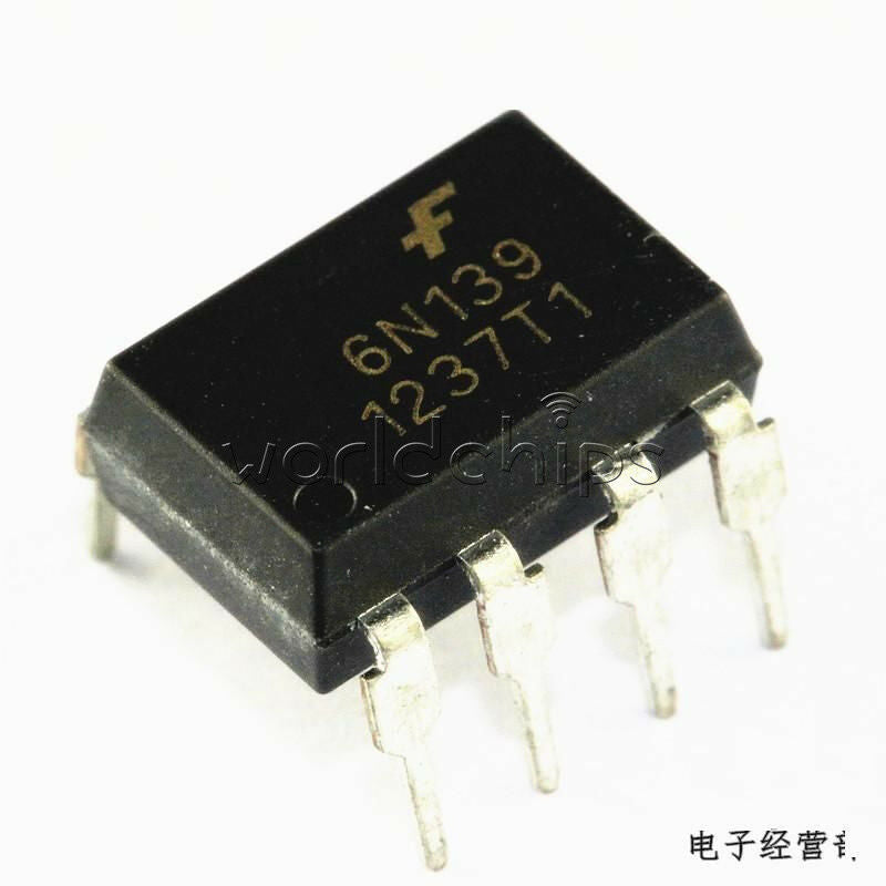 10PCS OPTOCOUPLERS FAIRCHILD/VISHAY/QTC DIP-8 6N139 6N139M