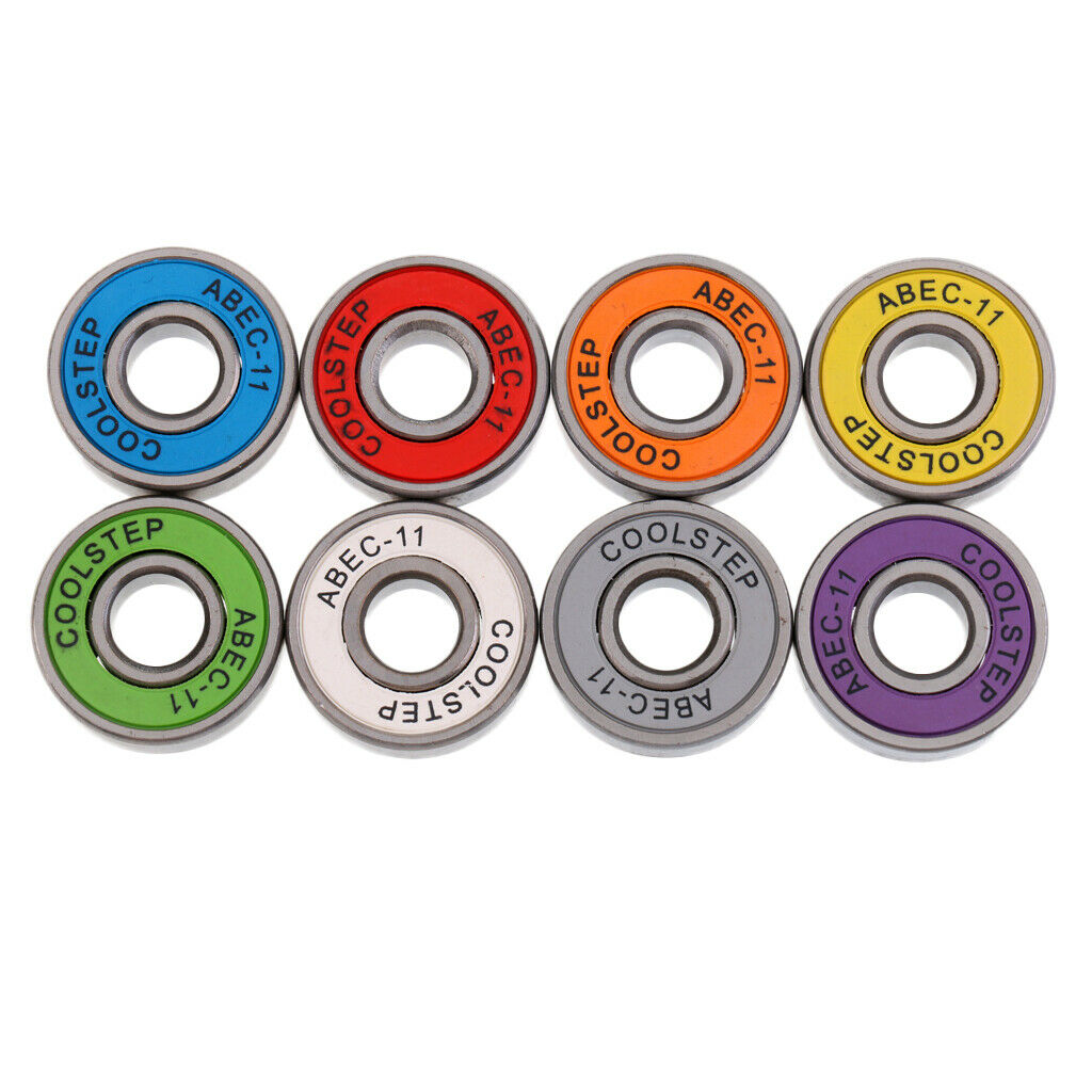 8 Pcs/set ABEC 11 High Speed Wearproof Skateboard Scooter Inline Bearings