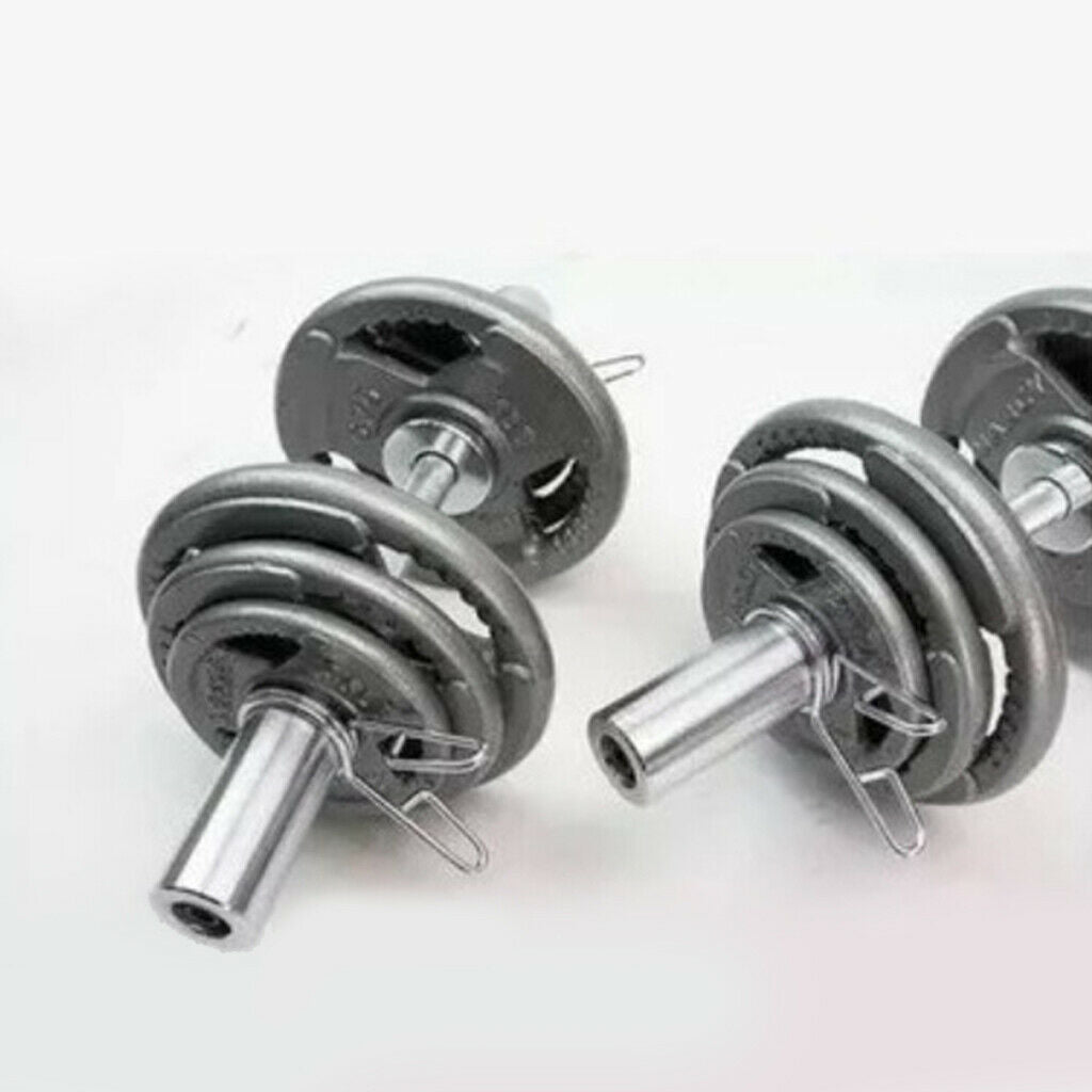 2x Barbell Spring Clip 5cm Dumbbell Bar Collar 2'' Gym Bars Locking Nuts