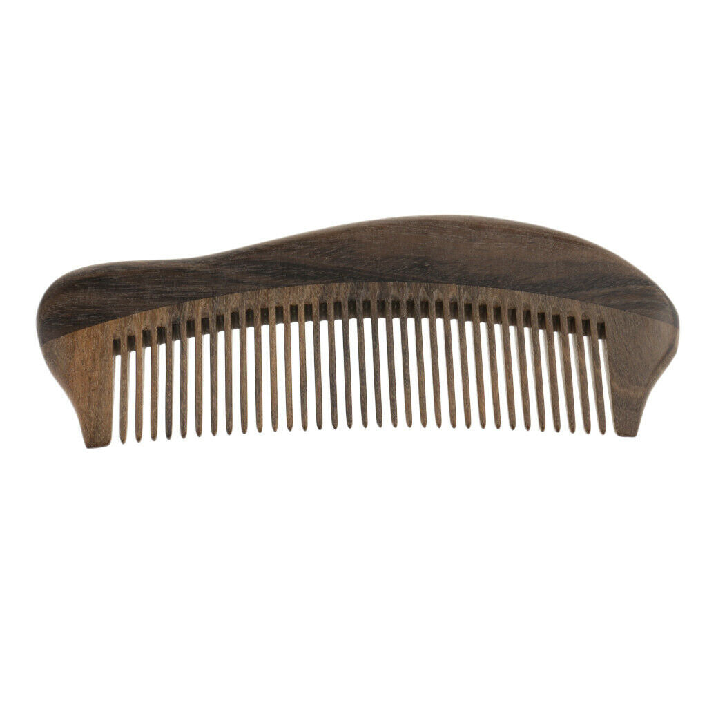 Chacate Preto Handheld Fine Teeth Hair Brush Anti-Static Scalp Massage Comb 13-3