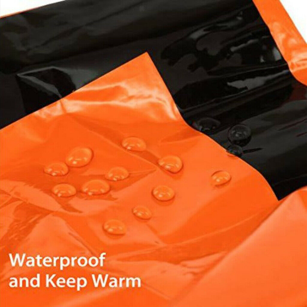Sleeping Bag First Aid Tent For Outdoor Camping Hiking Sun Protection Orange