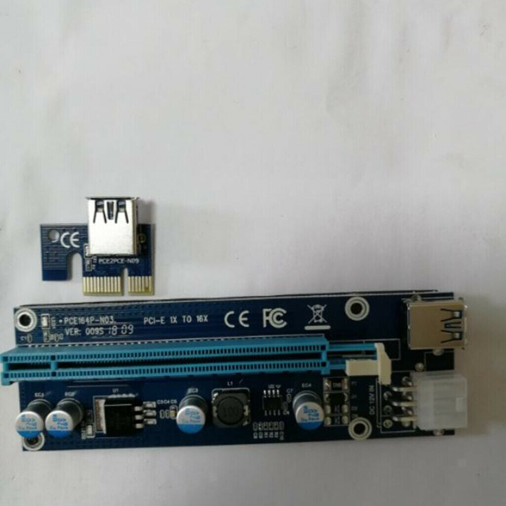 60cm PCI-E Riser Card 009S PCI-E Pcie Express 1x to 16x USB Data Cable