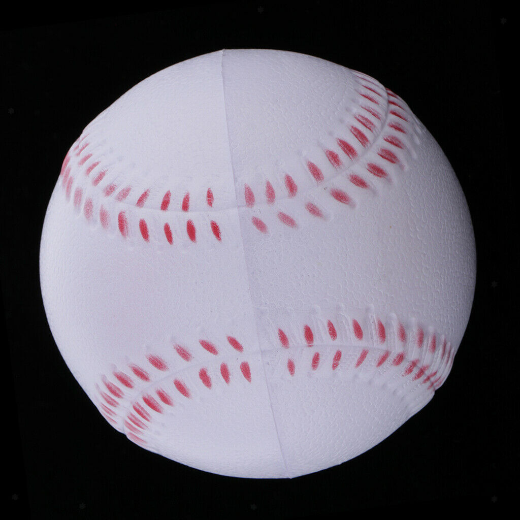 9cm Baseball Ball PU Foam Filled High-Elastic Softball Rounders Training Balls