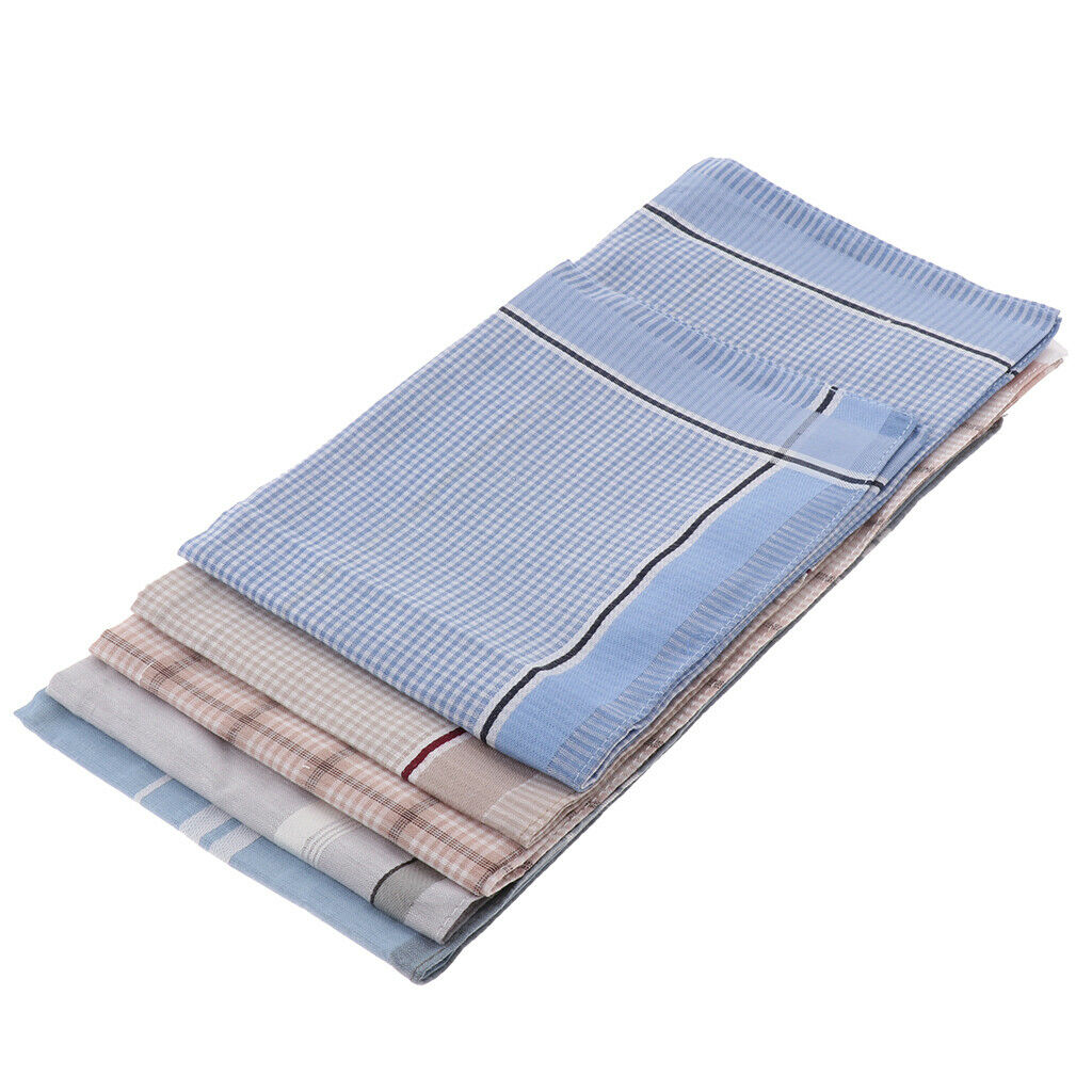 Pack Of 5 Men Women Handkerchiefs 100% Organic Handkerchiefs