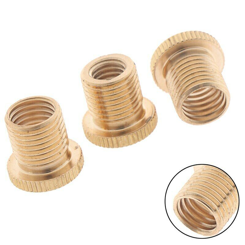 3pcs Gear Shift Knob Thread Adapter Nuts Insert M10x1.25 & M10x1.5 & M8*1.25 Kit