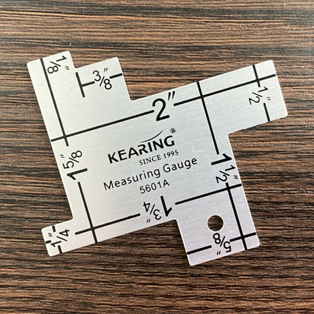 2'' Mini Metal Hemline Measuring Gauge DIY Sewing Quilting Garment Measurement