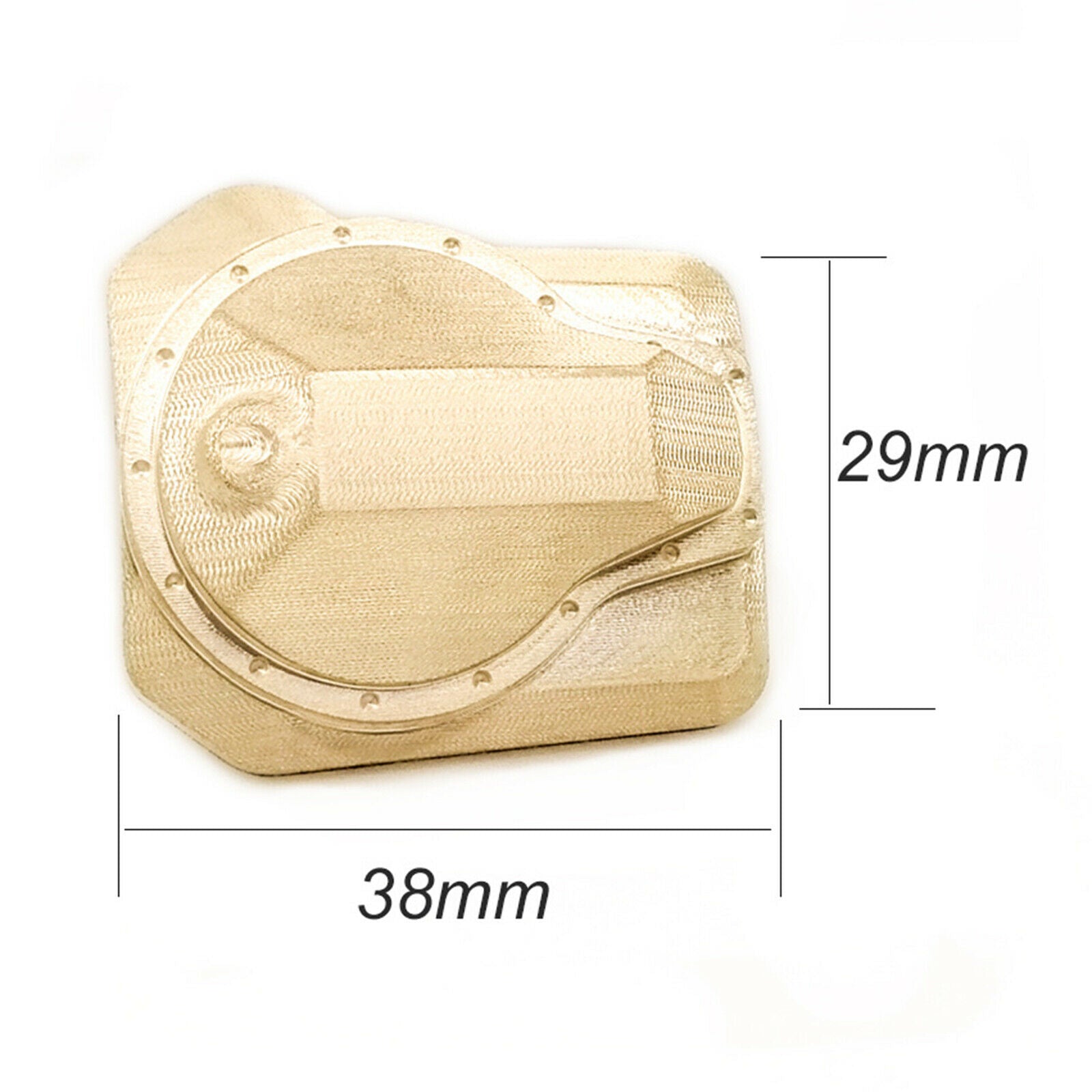 Brass Racing Diff Cover Counterweight for Tra-xxas TRX4 1:10 RC Crawler