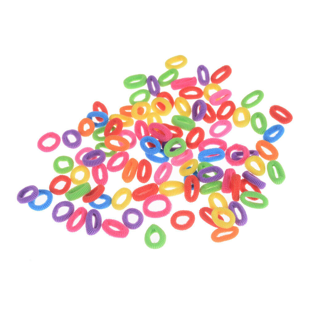 Candy Color Little Girl Elastic Hair Bands Ring Rope Headwear Hair AccessoriBDA