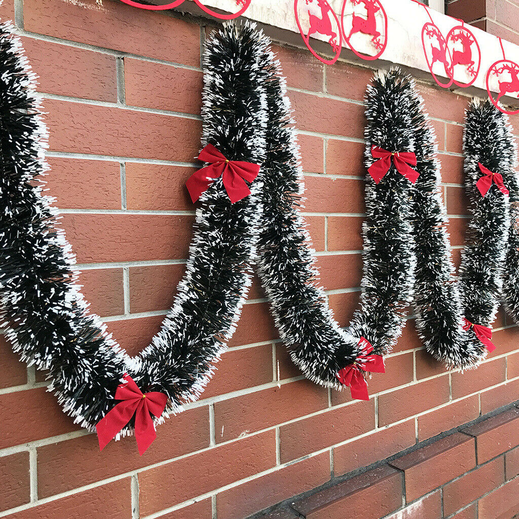 Set of 5 Festival Hanging Ribbon Christmas Paper Garland Ceiling Window