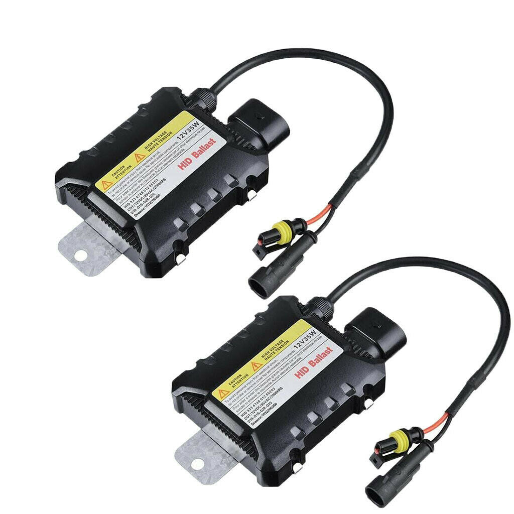 2x  35W  HID Headlight Ballast Control Unit Replace for Car Xenon Lamp Bulb