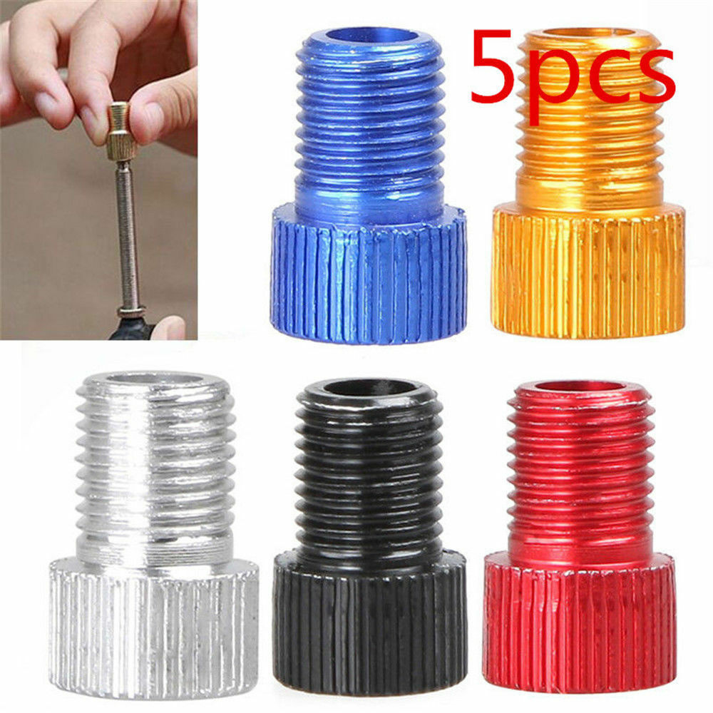 5pcs Presta to Schrader Valve Adapter Converter Bicycle Bike Tire Tube FA004