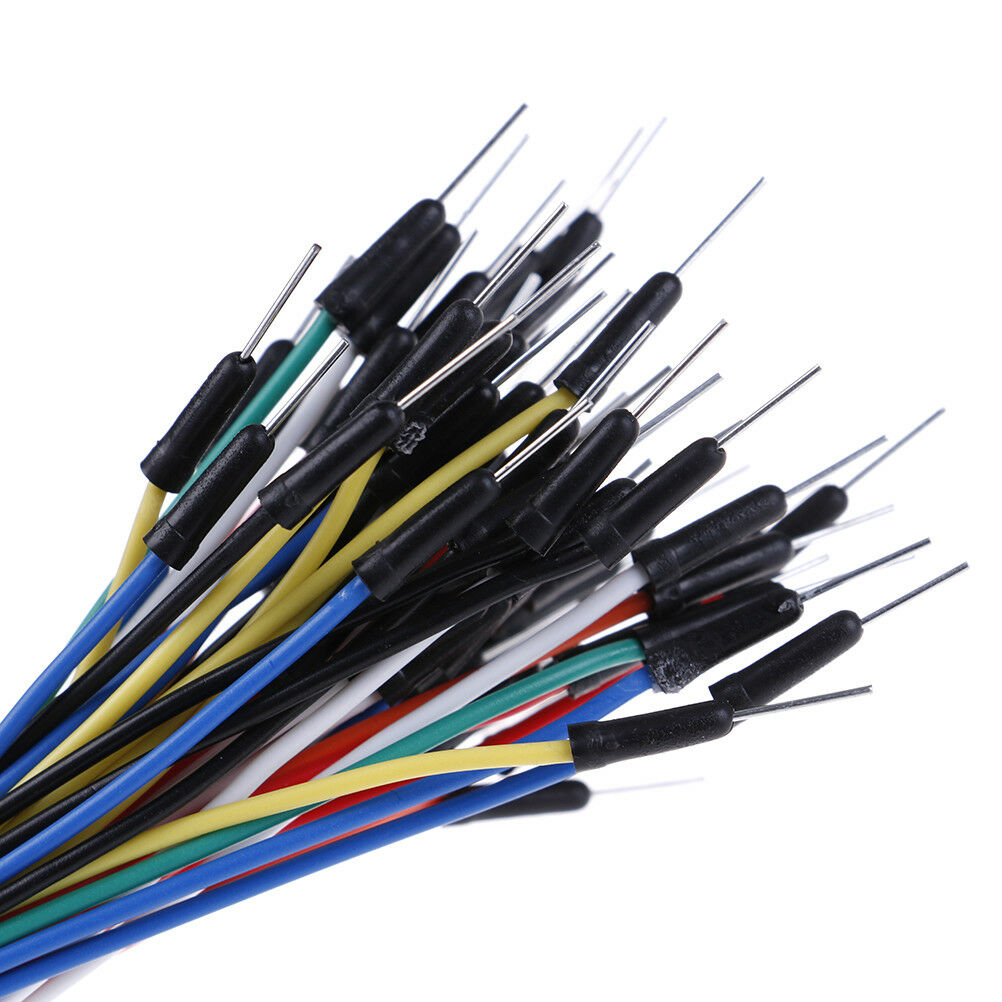 65x male to male solderless flexible breadboard jumper cable wires for ard.l8