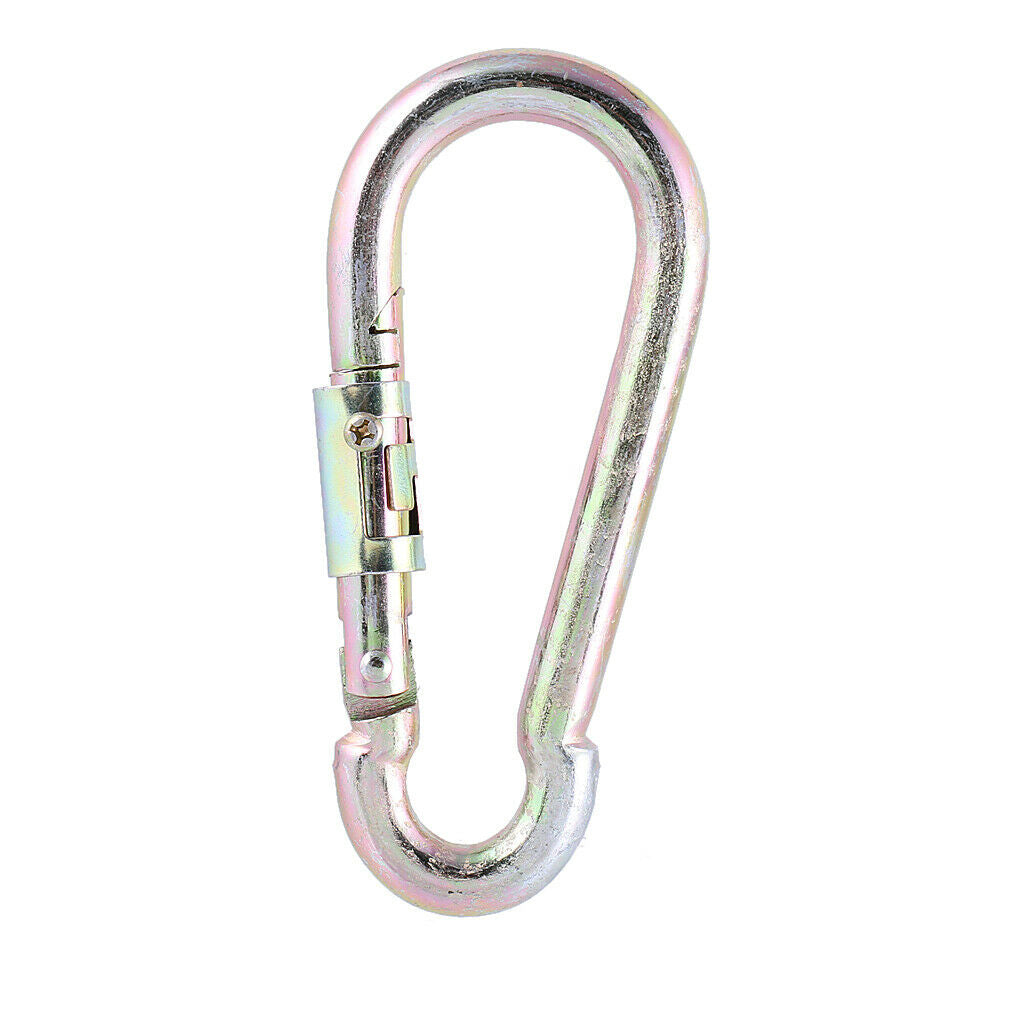 Carbon Steel Carabiner Snap Spring Hook Keychain Buckle Rope Buckle Hiking