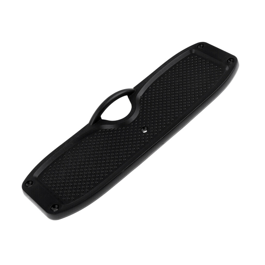 Black Lightweight Transom Plate for Inflatable Boat Rubber Dingy Yacht Fishing