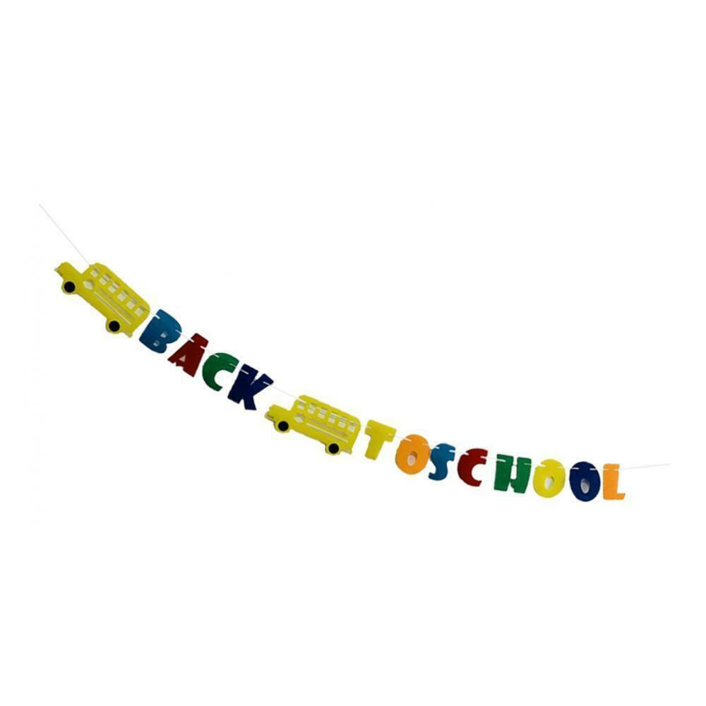 Kids Back to School Party Decorations Welcome Banner Hanging Party Supplies