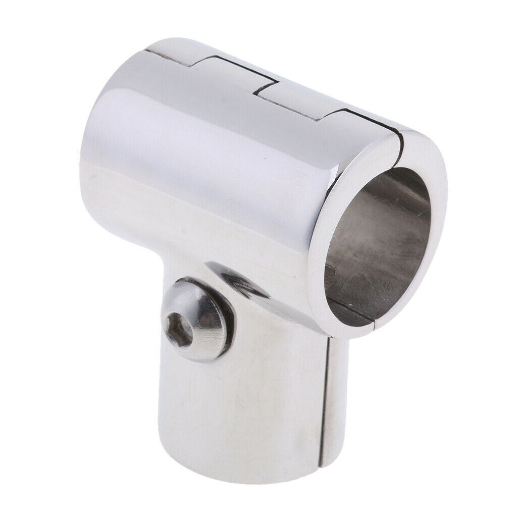 316 Stainless Steel Boat Marine Handrail 90 Degree T/Tee Fitting Rail Connector