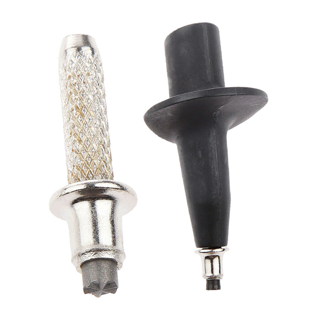 2x Steel Replacement Rod Tip for Hiking Walking Alpenstock Trekking Pole Sticks