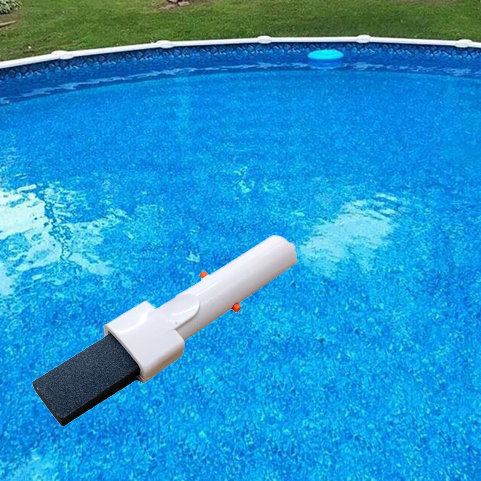 Pool Pumice Stone w/ Clip Handle Pool Stain Eraser for telescopic pole