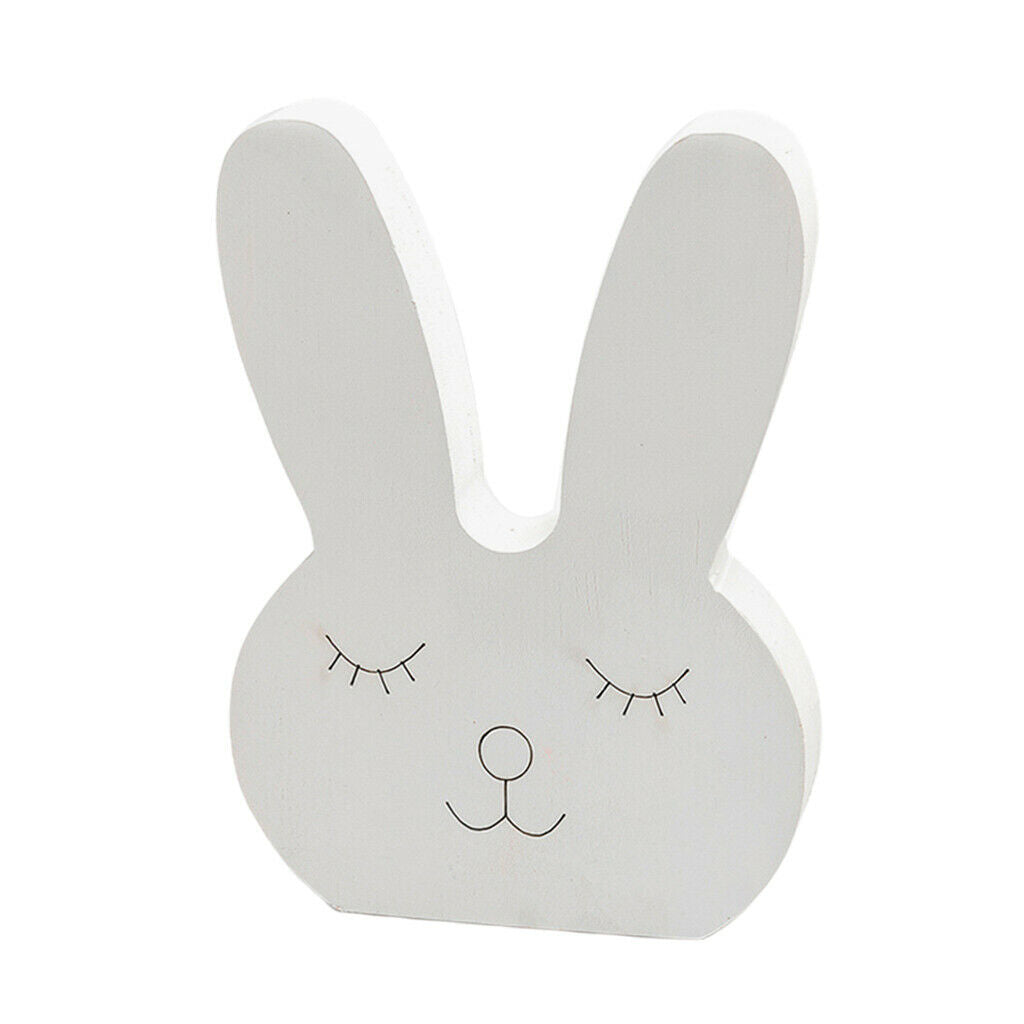 3pcs Nordic Style Cute Rabbit Shaped Ornament Non-fading Kids Room Decor
