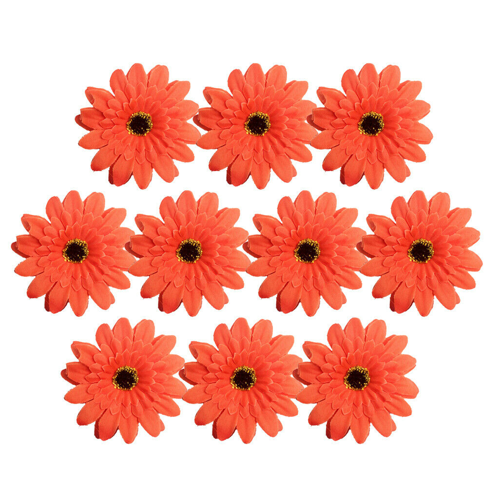 Pieces of 20 Romantic DIY Artificial Daisy Flower Heads Blossom Wedding Flower
