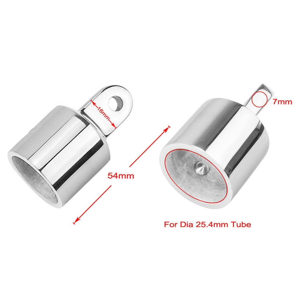 Boat Bimini Top Insert Tube Eye End   Marine Boat Bimini Top Insert Tube