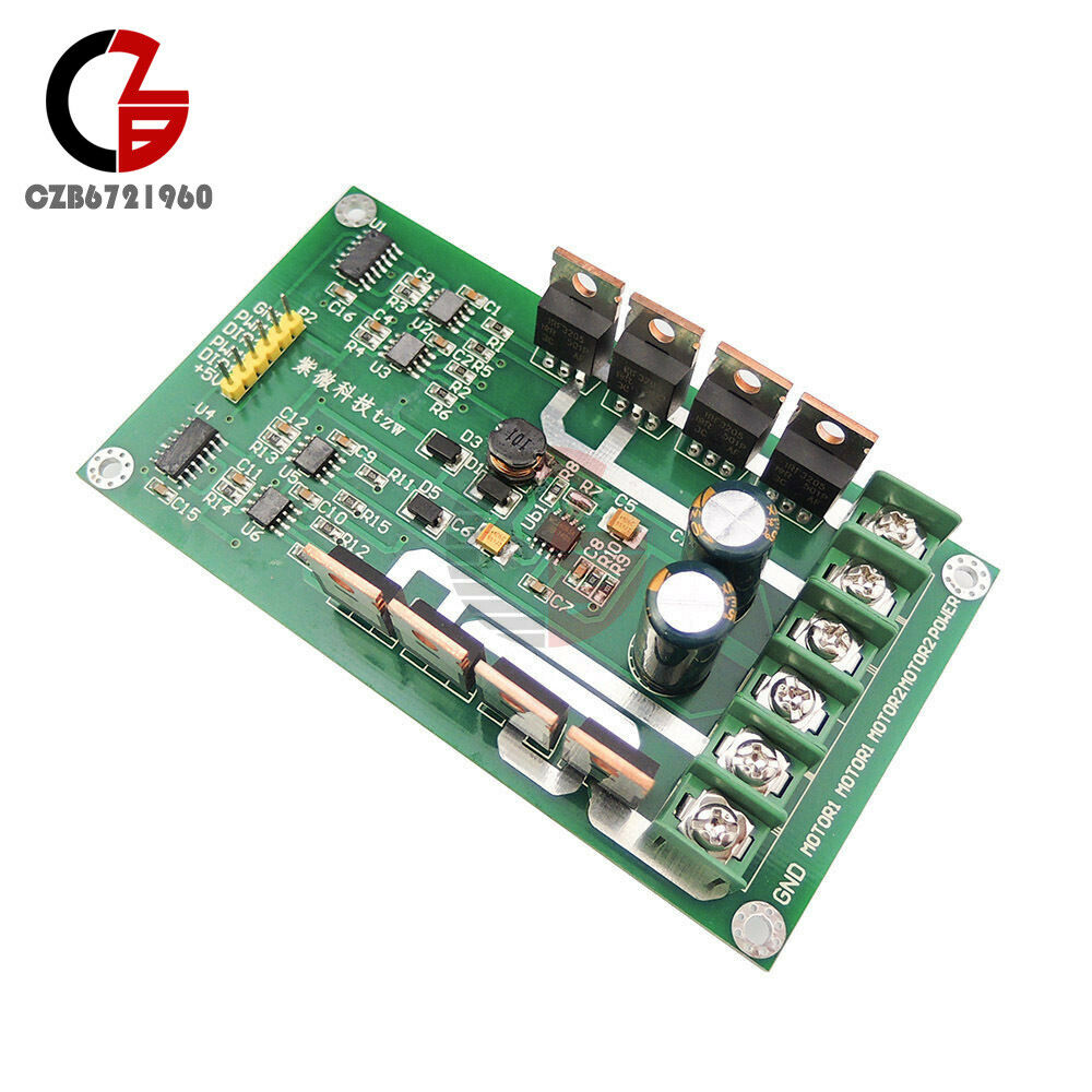 DC 3V~36V Dual Motor Driver PWM Module IRF3205 H-Bridge DC MOSFET 10A Peak 30A