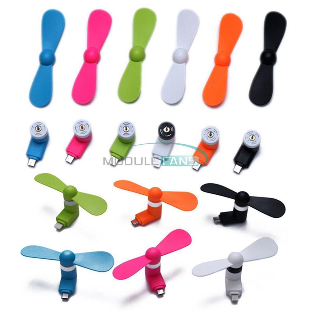 Micro USB Cooling Fan Mute Mini Cooler Portable For Mobile Android Cell Phone