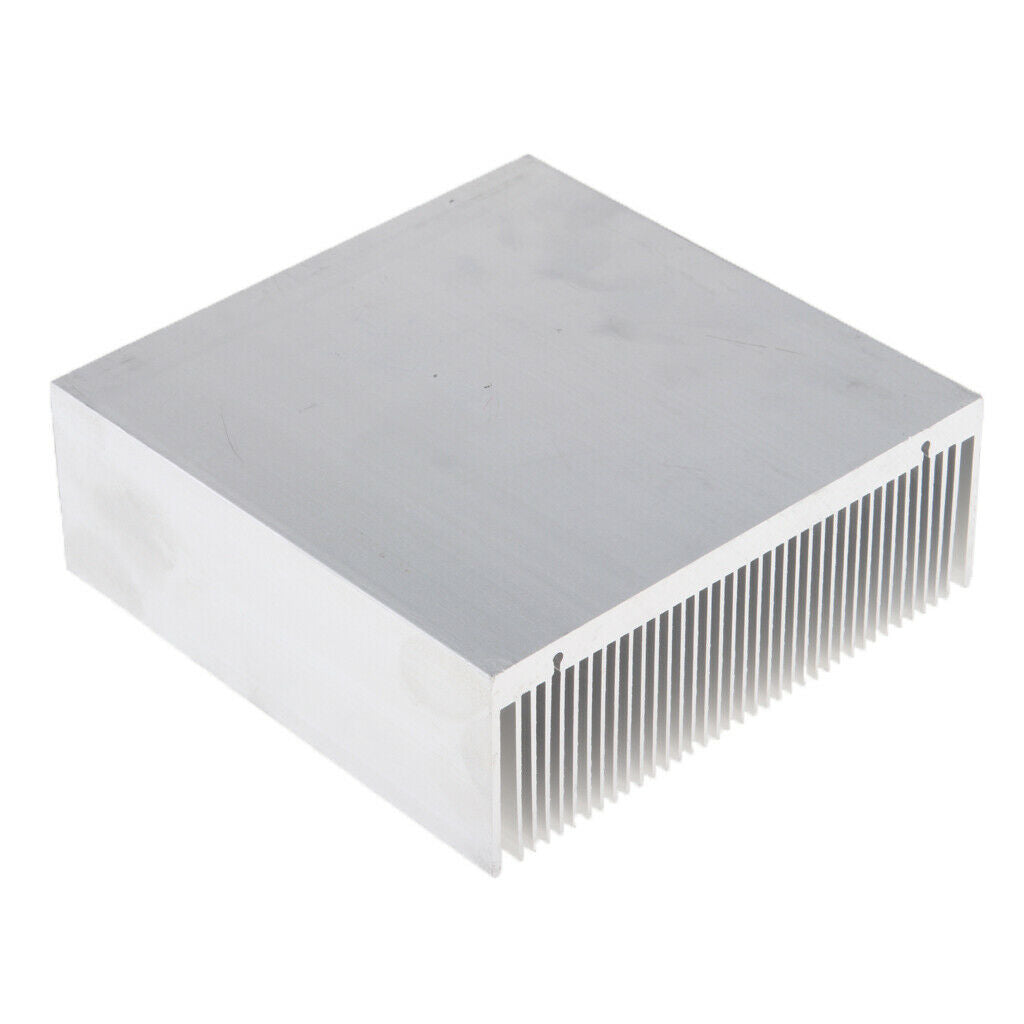 Aluminum heat sink cooling fin 125 * 125 * 45mm for 100W high power LED